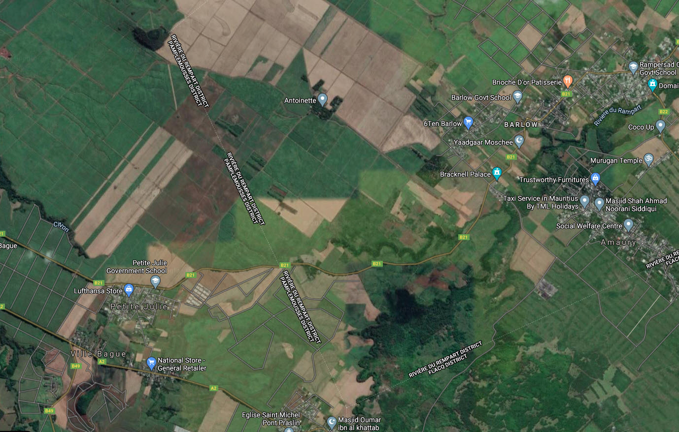 Agricultural land of 16880 m2 for sale in Mon Songe, north, Mauritius – LexpressProperty.com | 248578 | Ref01