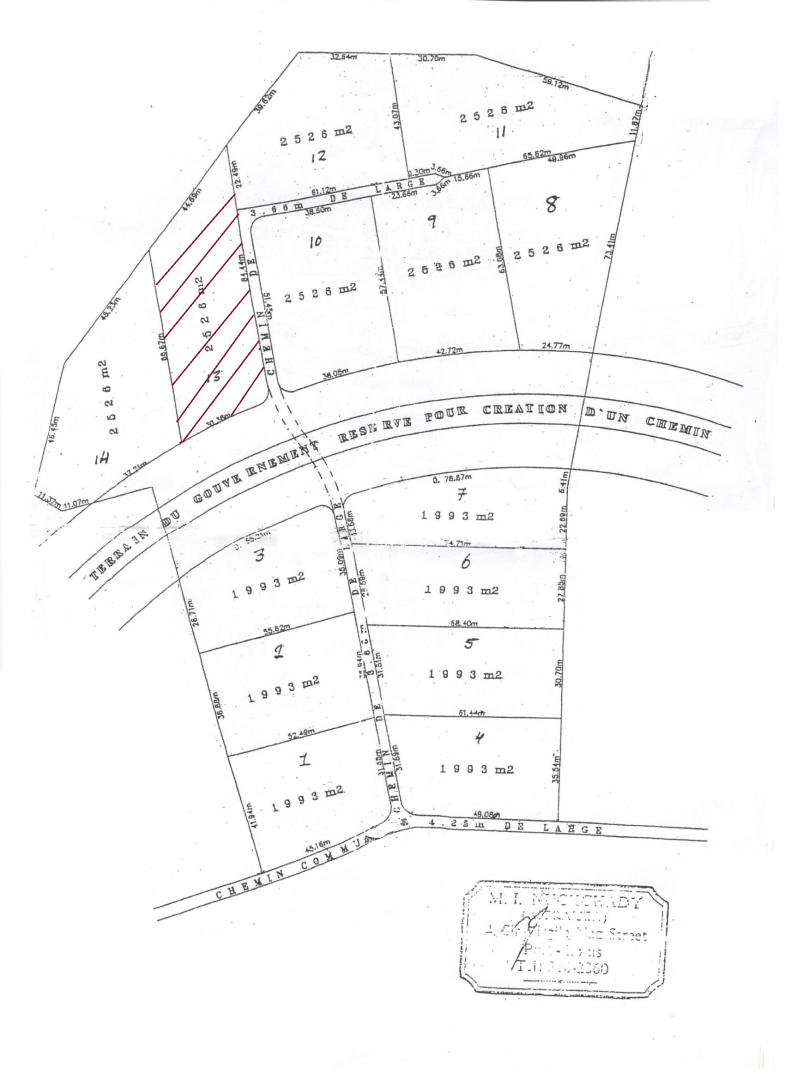 Residential land of 2526 m2 for sale in Péreybère, north, Mauritius – LexpressProperty.com | 259003 | Ref01