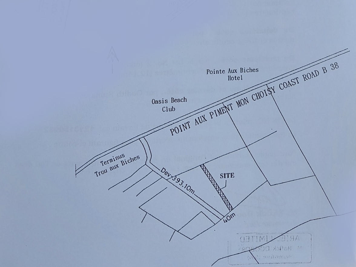 Residential land of 1055 m2 for sale in Trou aux Biches, north, Mauritius – LexpressProperty.com | 392541 | Ref01