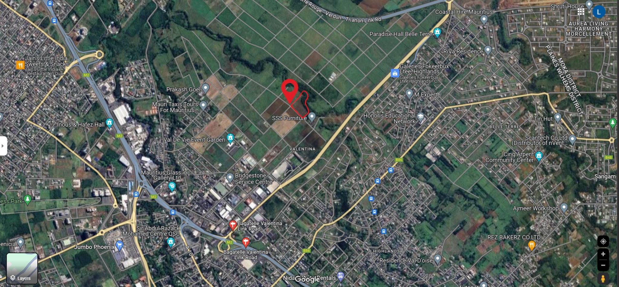 Commercial land of 14097 m2 for sale in Phoenix, center, Mauritius – LexpressProperty.com | 404920 | Ref01