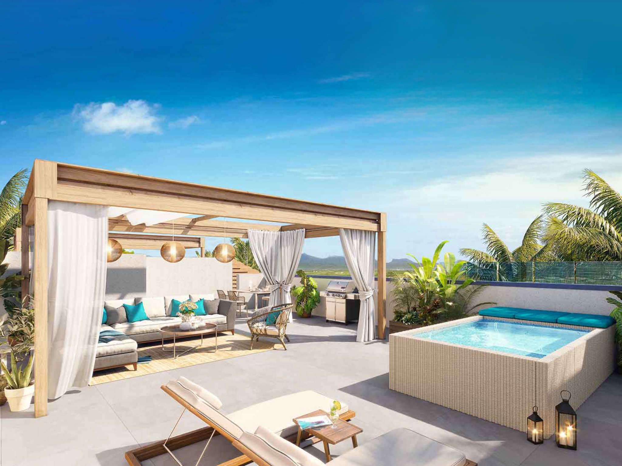 Penthouse of 2 bedrooms for sale in Péreybère, north, Mauritius – LexpressProperty.com | 493920 | Ref01
