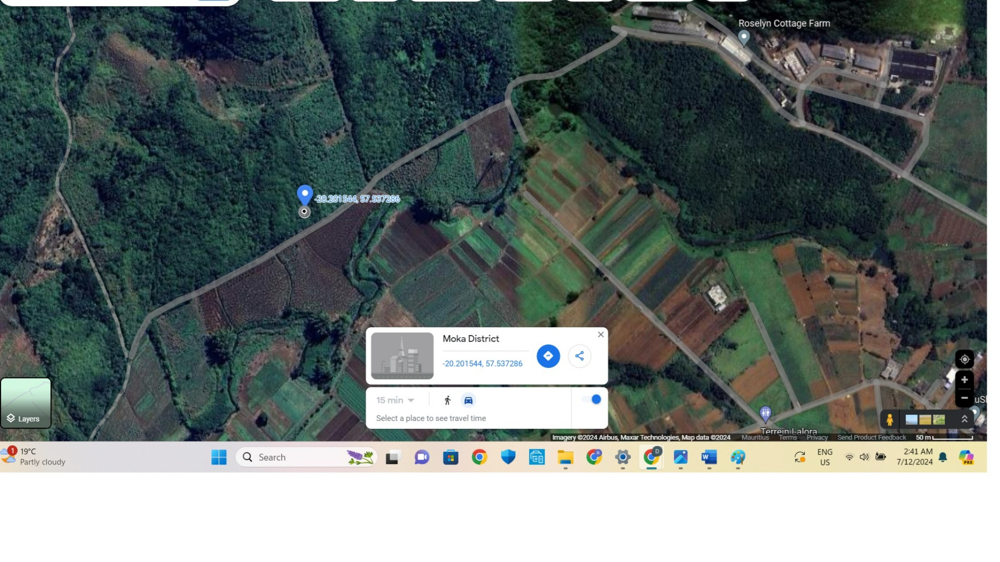 Terrain agricole de 2110.435 m² en vente à La Laura, centre, île Maurice – LexpressProperty.com | 514875 | Ref01