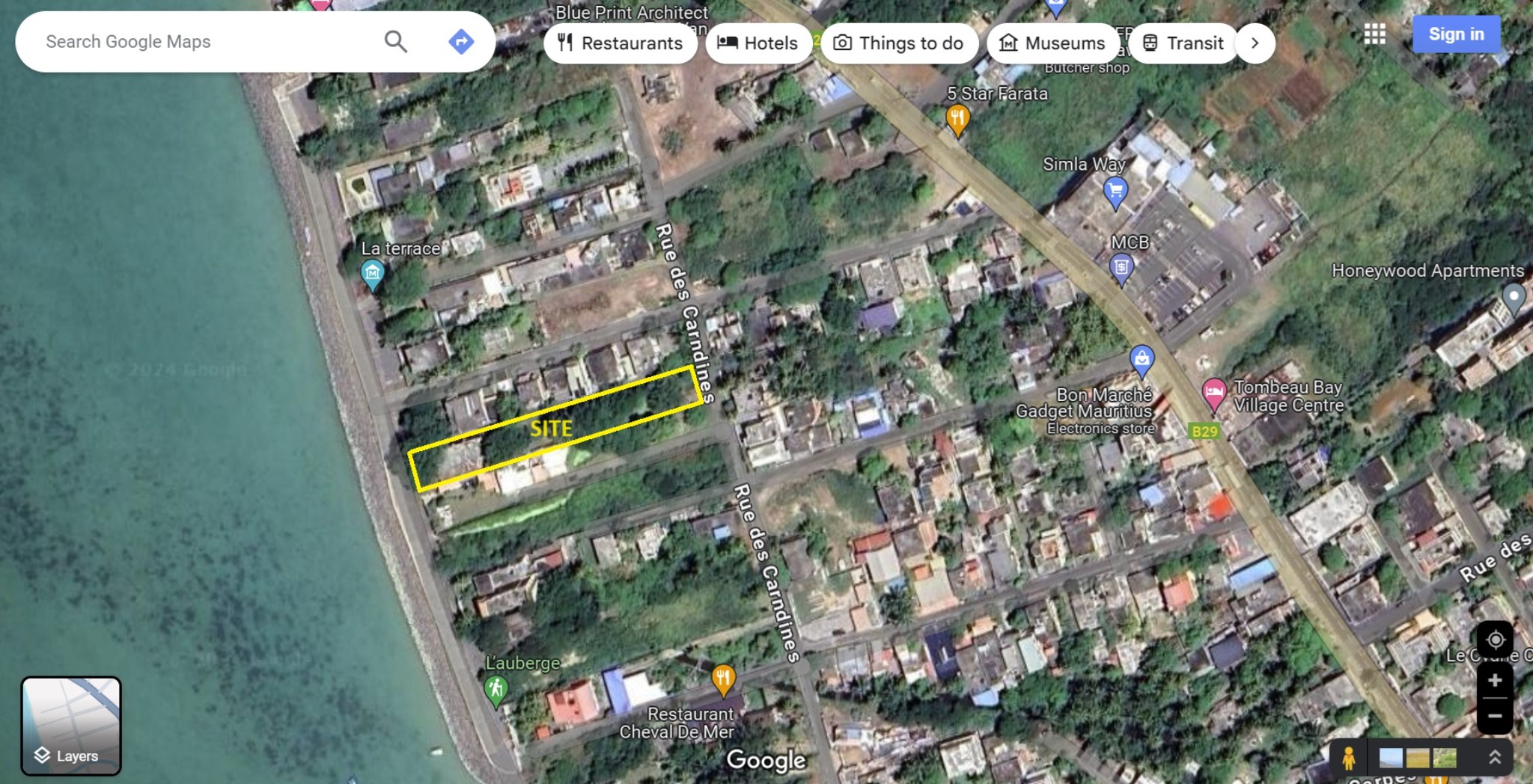Terrain résidentiel de 2026 m2 en vente à Tombeau Bay, nord, île Maurice – LexpressProperty.com | 522719 | Ref01