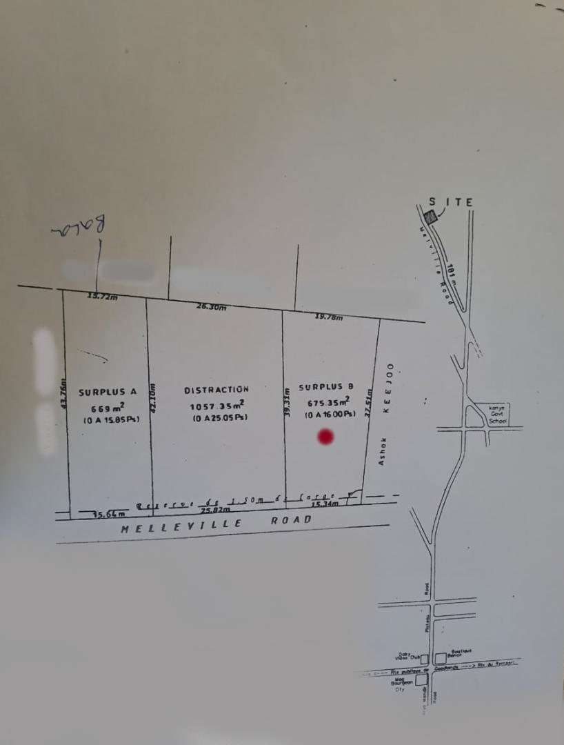 Residential land of 675 m2 for sale in Melville, north, Mauritius – LexpressProperty.com | 548153 | Ref01