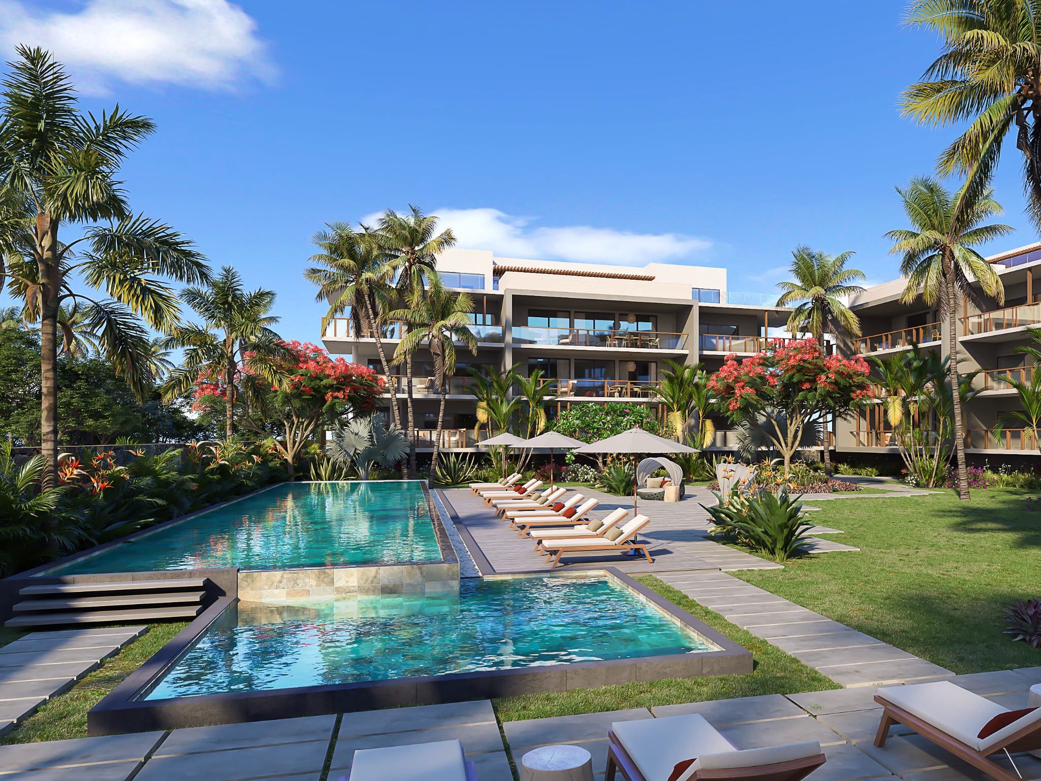 Apartment of 2 bedrooms for sale in Péreybère, north, Mauritius – LexpressProperty.com | 563710 | Ref01