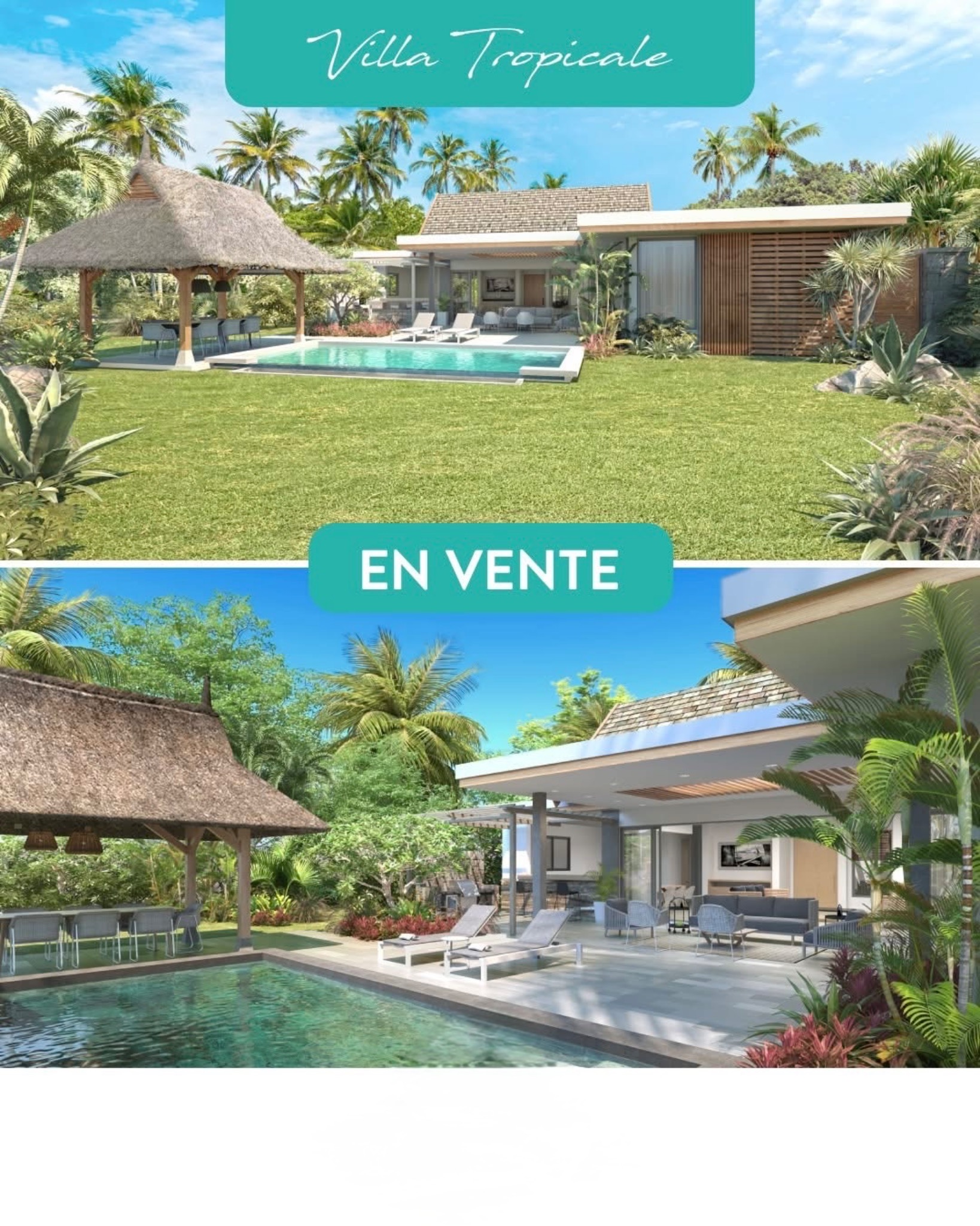 Townhouse / Duplex 3 Chambre(s) en vente à Pointe d'Esny, sud, île Maurice – LexpressProperty.com | 750421 | Ref01