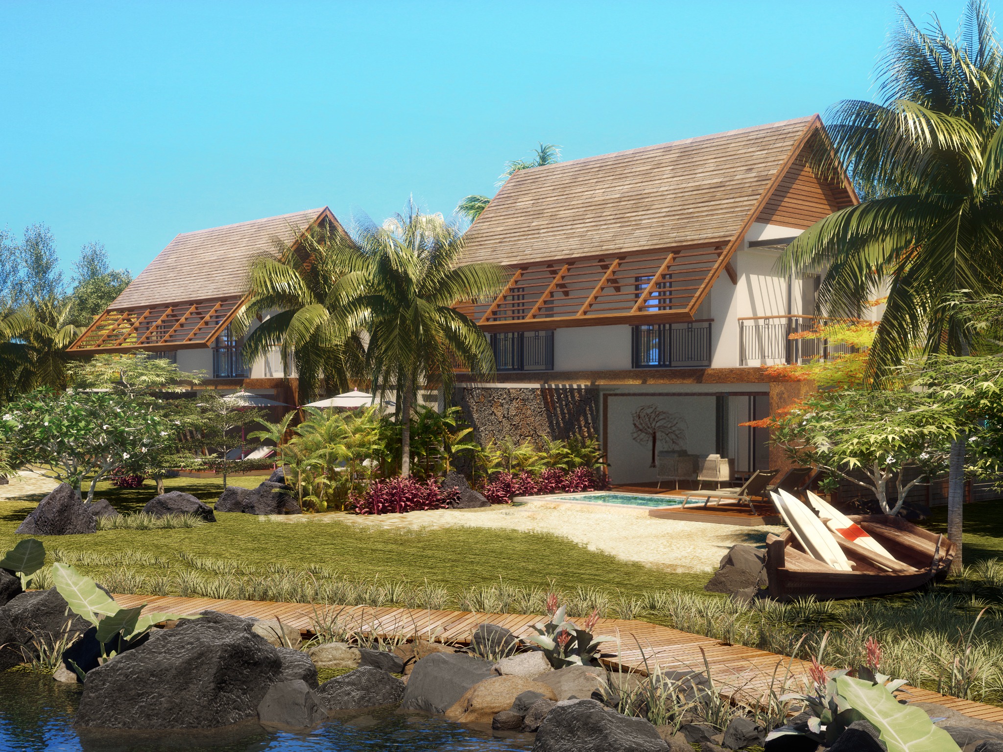 Townhouse / Duplex 3 Chambre(s) en vente à Pointe d'Esny, sud, île Maurice – LexpressProperty.com | 758953 | Ref01
