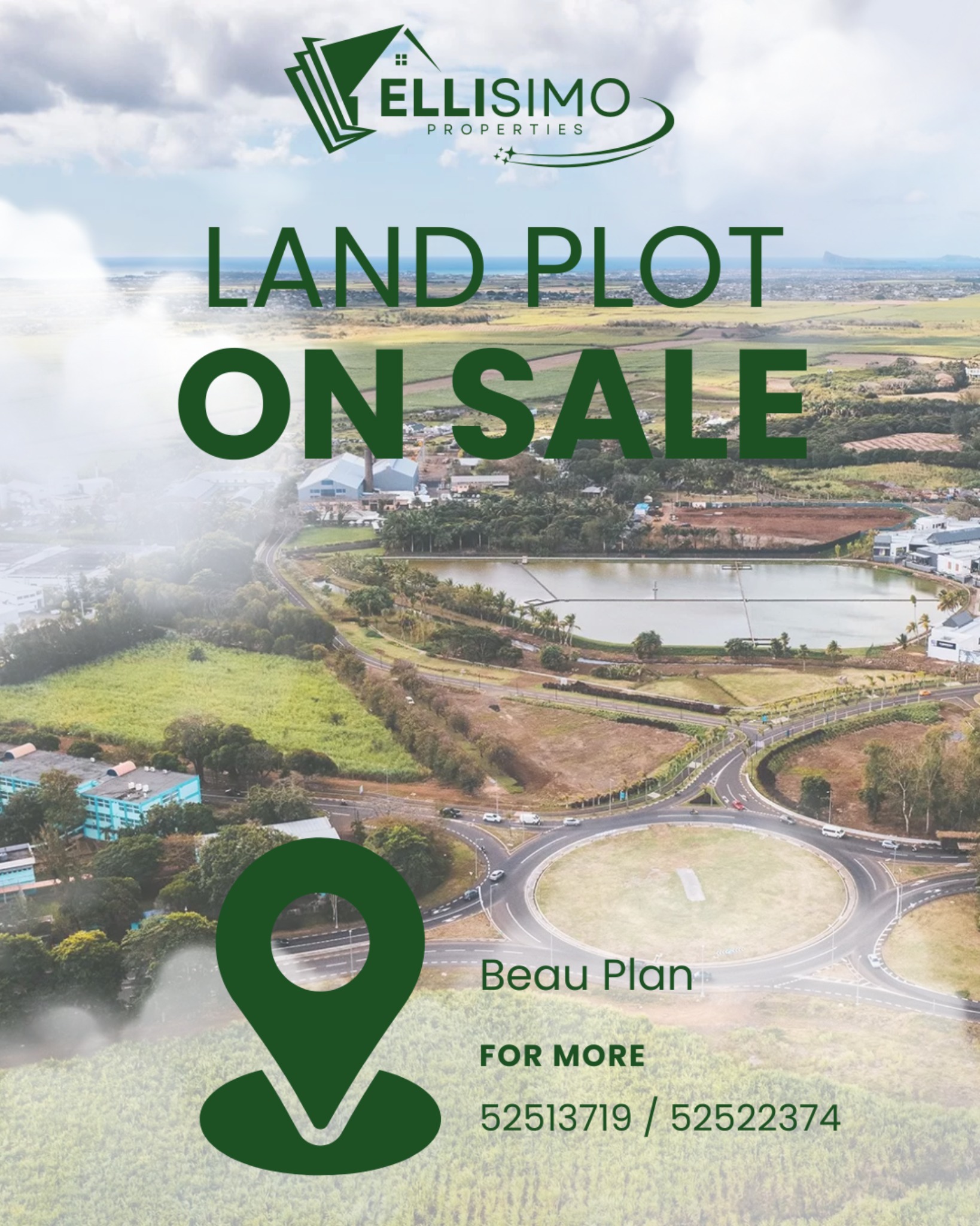 Agricultural land of 41585.03 m2 for sale in Beau Plan, north, Mauritius – LexpressProperty.com | 698080 | Ref01