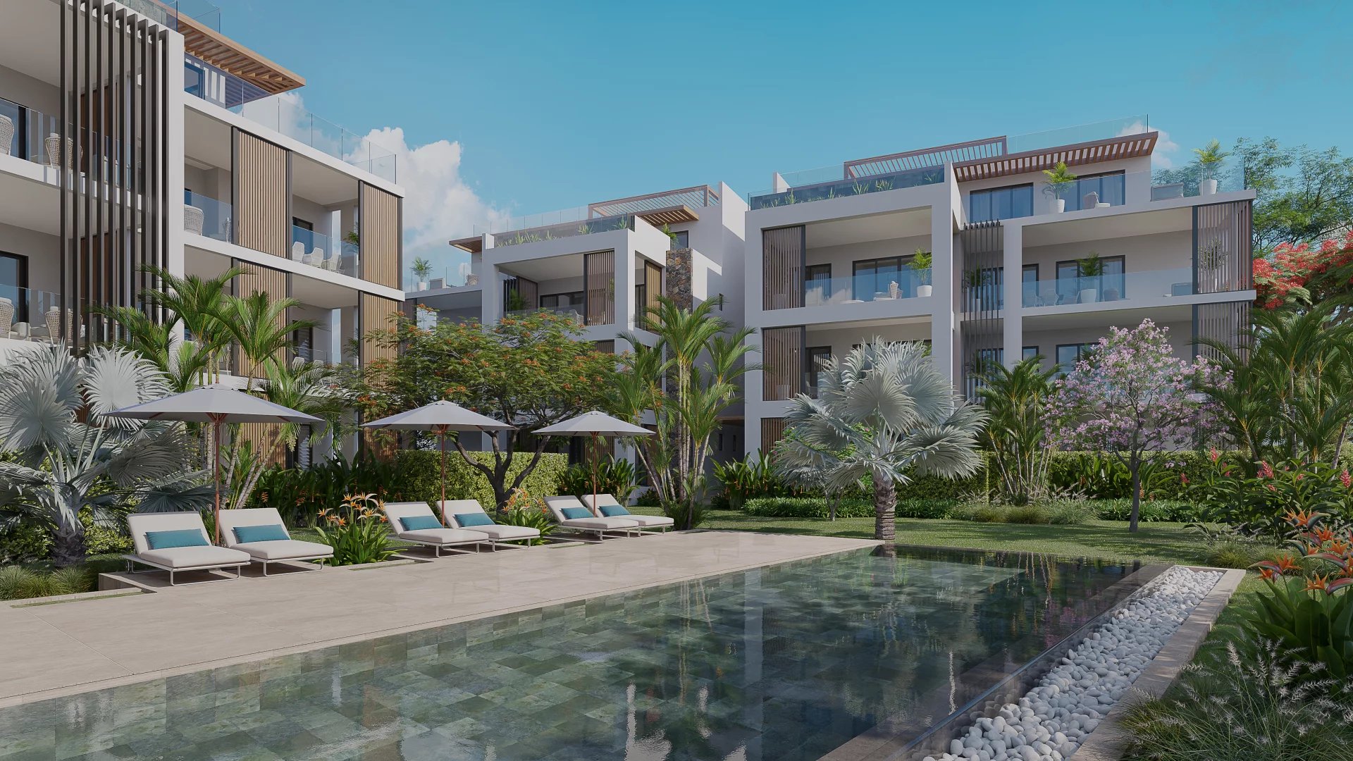 Apartment of 2 bedrooms for sale in Calodyne, north, Mauritius – LexpressProperty.com | 729693 | Ref01