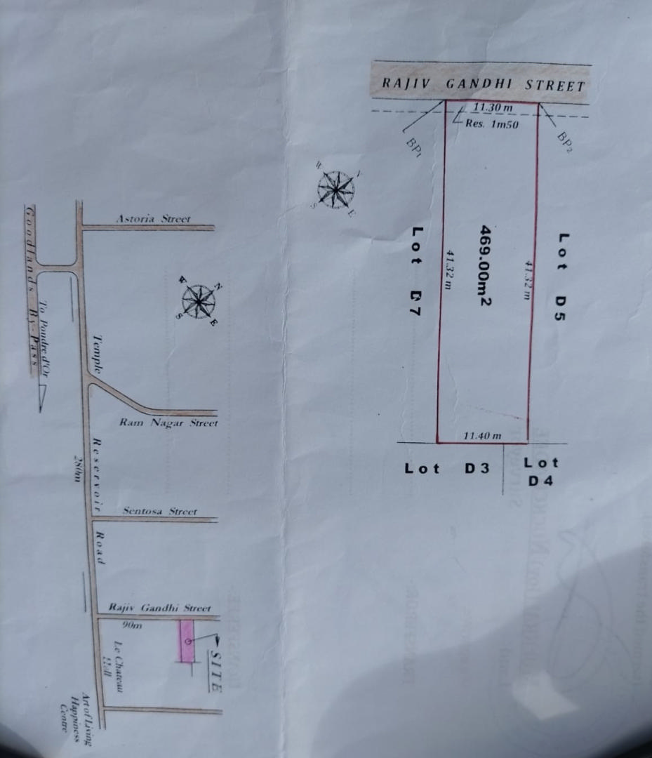Residential land of 469 m2 for sale in Goodlands, north, Mauritius – LexpressProperty.com | 747352 | Ref01