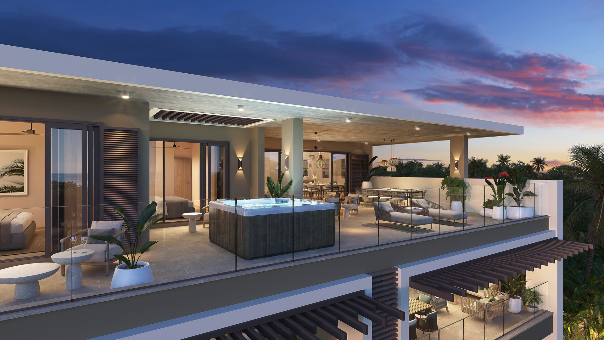 Penthouse of 4 bedrooms for sale in Haute Rive, north, Mauritius – LexpressProperty.com | 647982 | Ref01