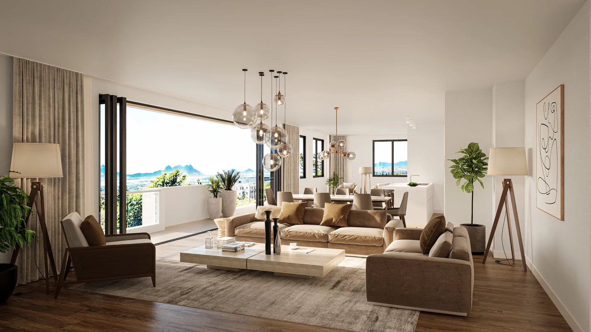 Penthouse of 3 bedrooms for sale in Floréal, center, Mauritius – LexpressProperty.com | 767302 | Ref01