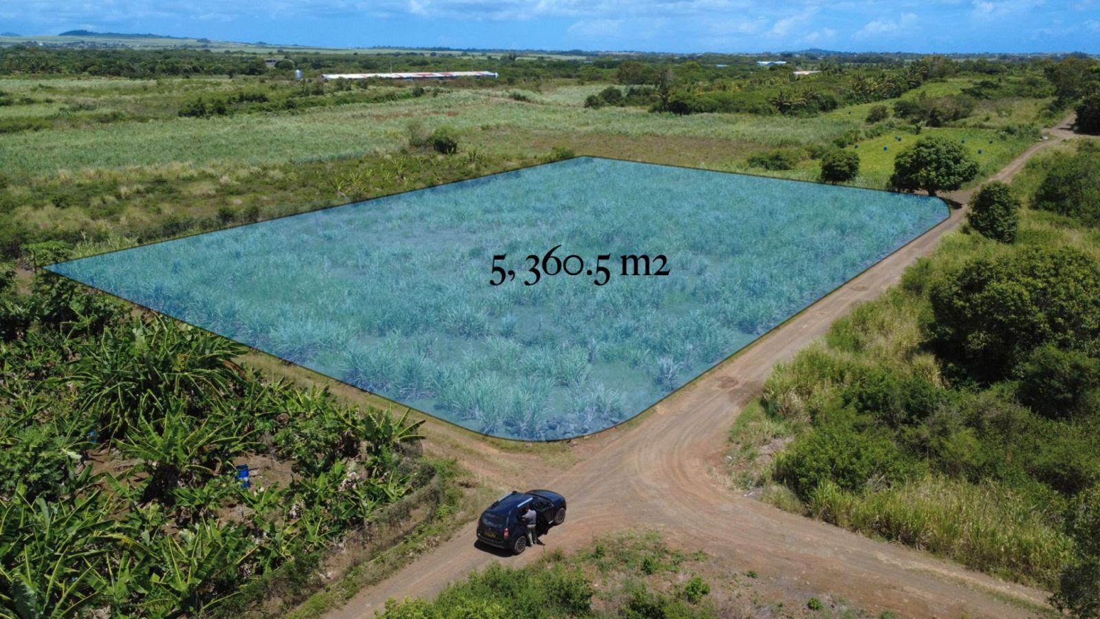 Agricultural land of 5360 m2 for sale in Rivière du Rempart, north, Mauritius – LexpressProperty.com | 774491 | Ref01