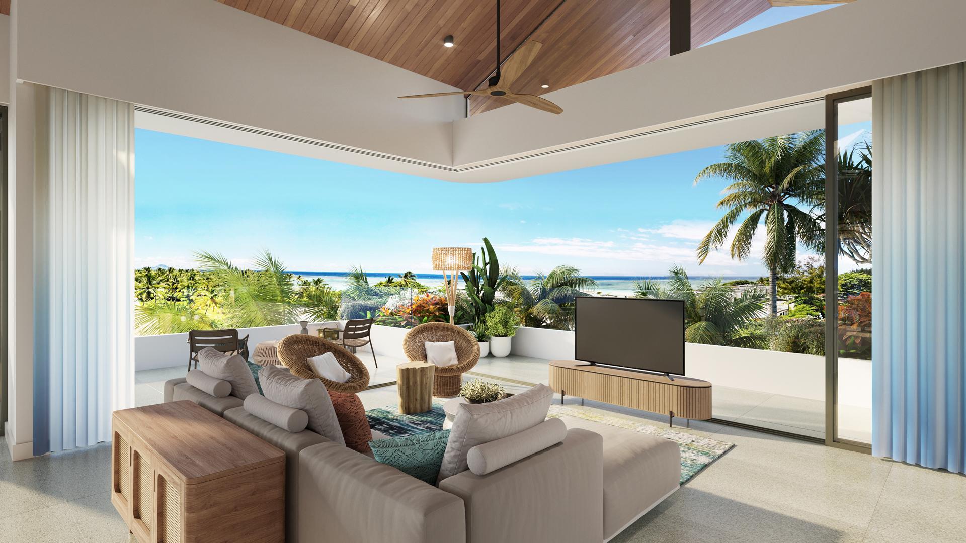 Penthouse of 4 bedrooms for sale in Flic en Flac, west, Mauritius – LexpressProperty.com | 327893 | Ref01