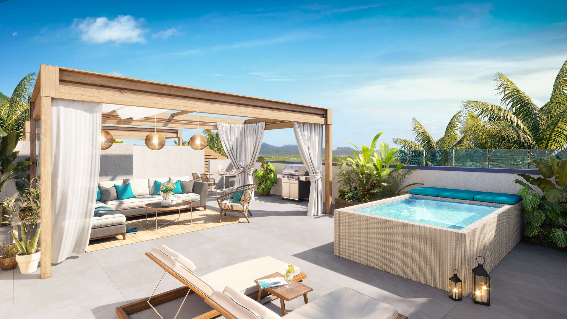 Penthouse of 2 bedrooms for sale in Péreybère, north, Mauritius – LexpressProperty.com | 521528 | Ref01