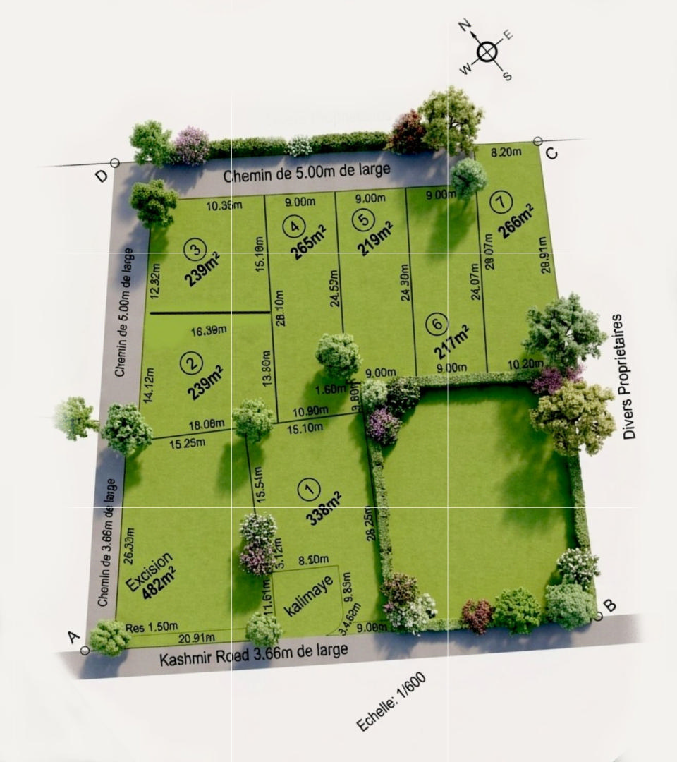 Residential land of 217 m2 for sale in Grand Gaube, north, Mauritius – LexpressProperty.com | 745768 | Ref01
