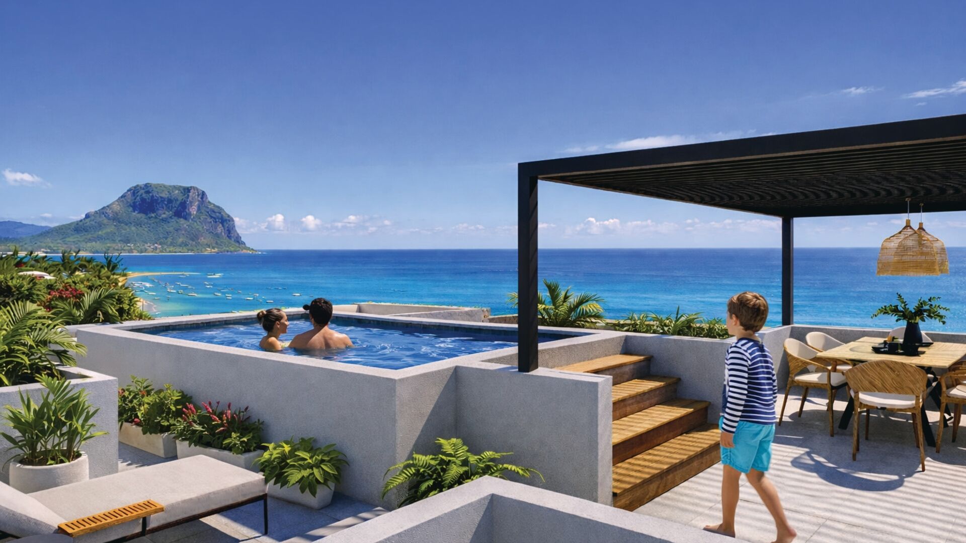 Penthouse of 3 bedrooms for sale in Tamarin, west, Mauritius – LexpressProperty.com | 790563 | Ref01