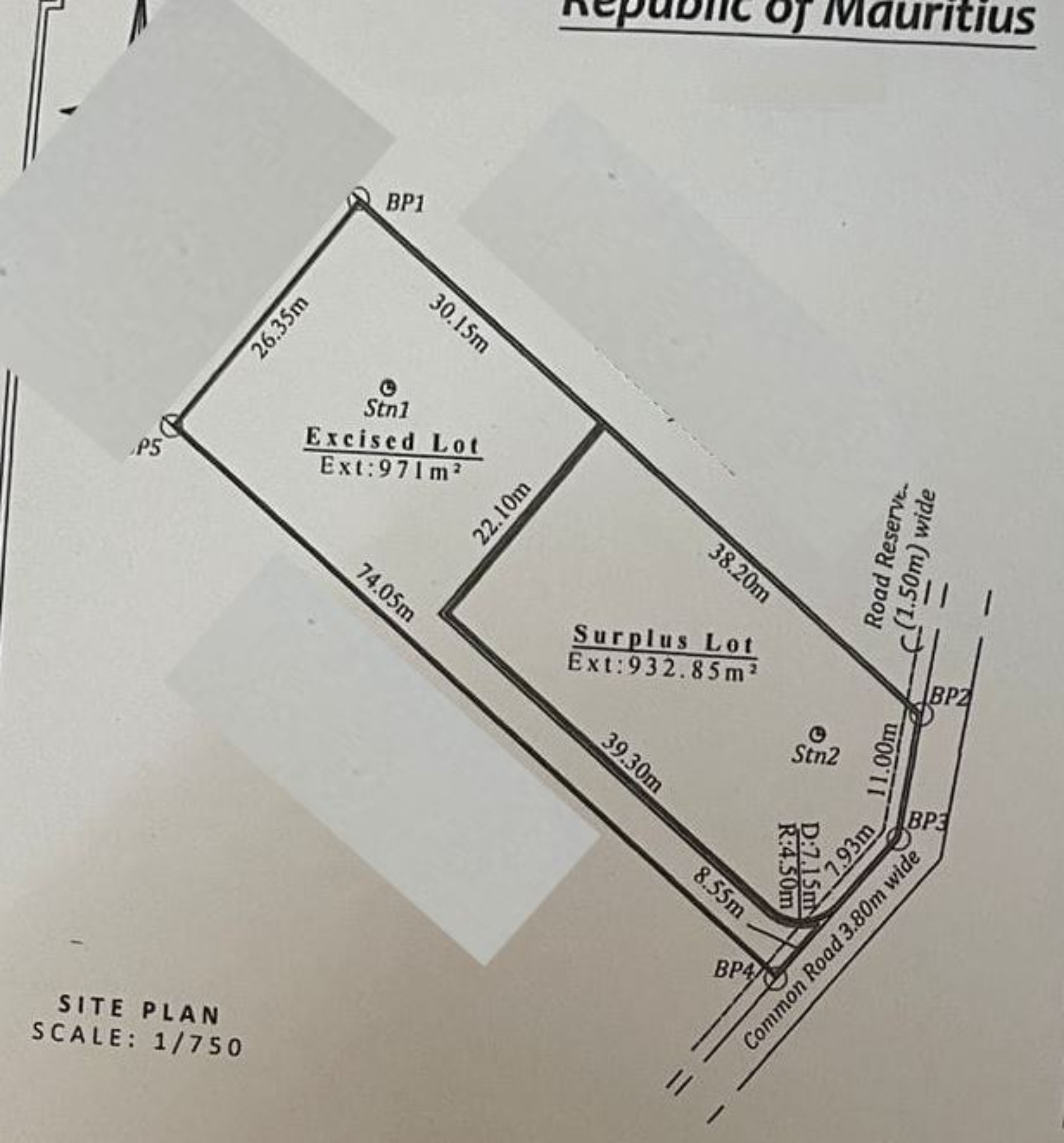 Residential land of 932.85 m2 for sale in St François, north, Mauritius – LexpressProperty.com | 798806 | Ref01