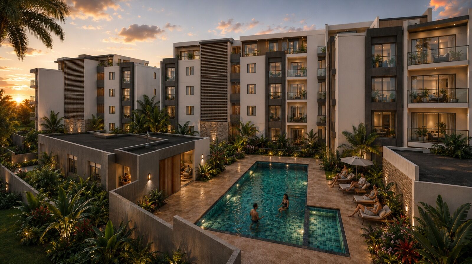 Appartement 1 Chambre(s) en vente à Tamarin, ouest, île Maurice – LexpressProperty.com | 676196 | Ref01