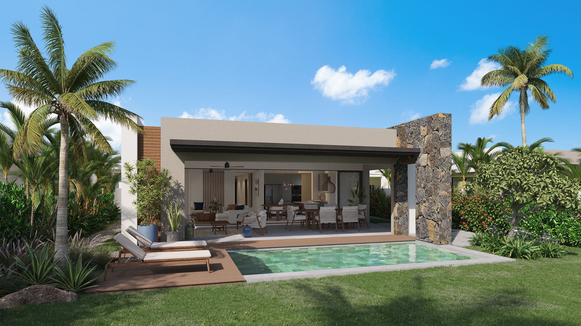 Maison / Villa 3 Chambre(s) en vente à Haute Rive, nord, île Maurice – LexpressProperty.com | 811075 | Ref01