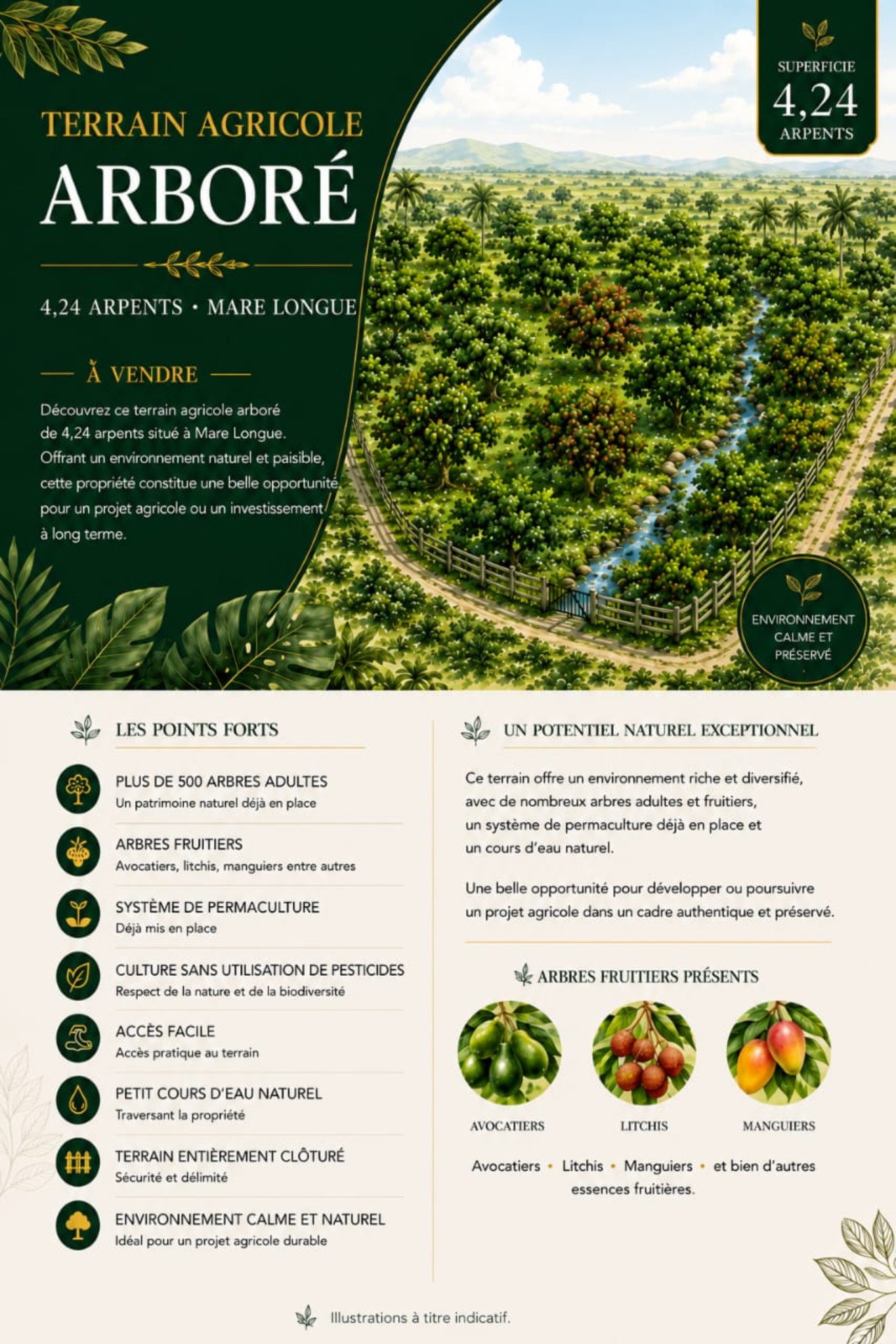 Terrain agricole de 17896.4888 m² en vente à Mare Longue, centre, île Maurice – LexpressProperty.com | 812434 | Ref01