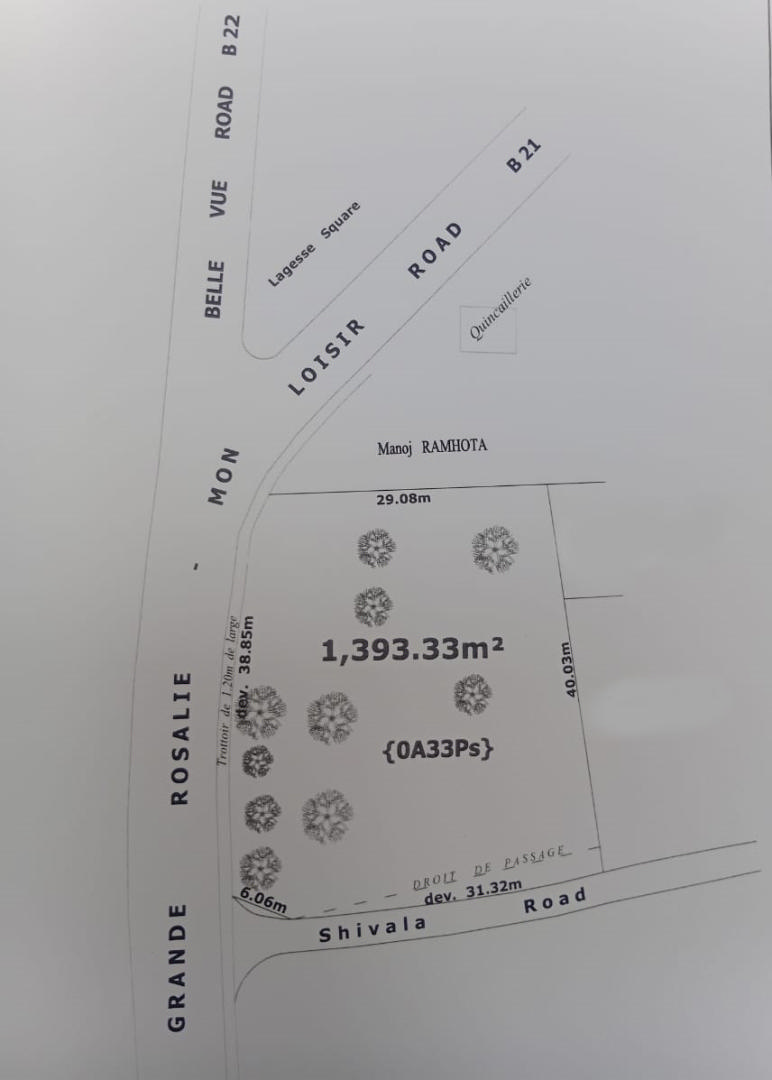 Commercial land of 1393 m2 for sale in Belle Vue Maurel, north, Mauritius – LexpressProperty.com | 803919 | Ref01