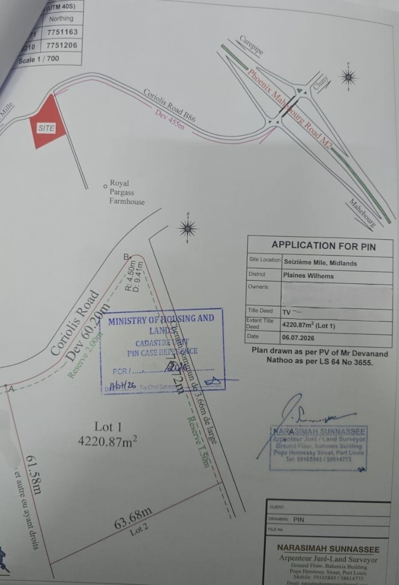 Terrain résidentiel de 4220.87 m² en vente à Midlands, centre, île Maurice – LexpressProperty.com | 829329 | Ref01