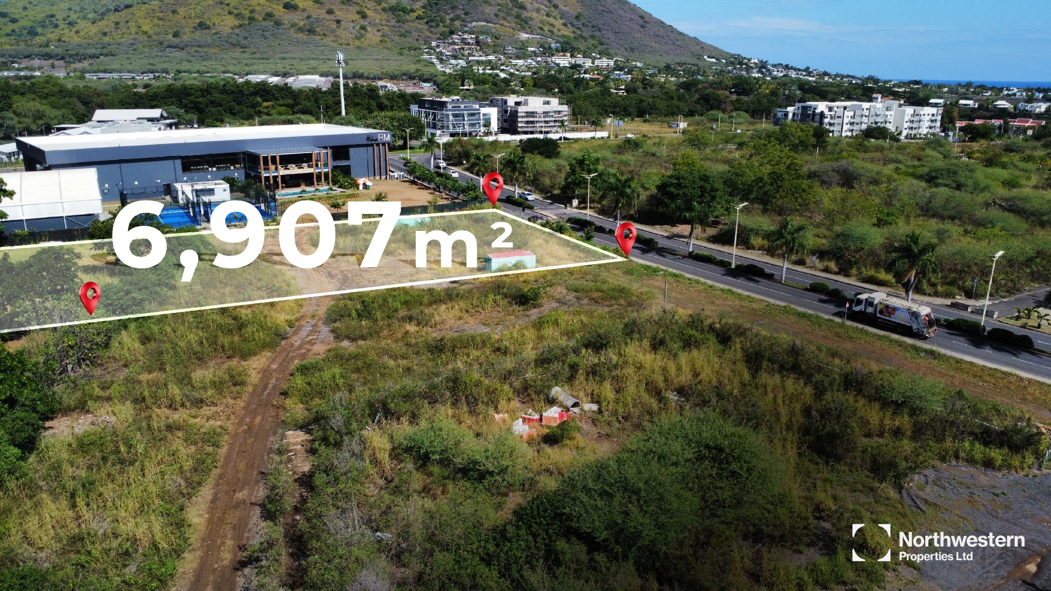 Residential land of 6907 m2 for sale in Tamarin, west, Mauritius – LexpressProperty.com | 834629 | Ref01