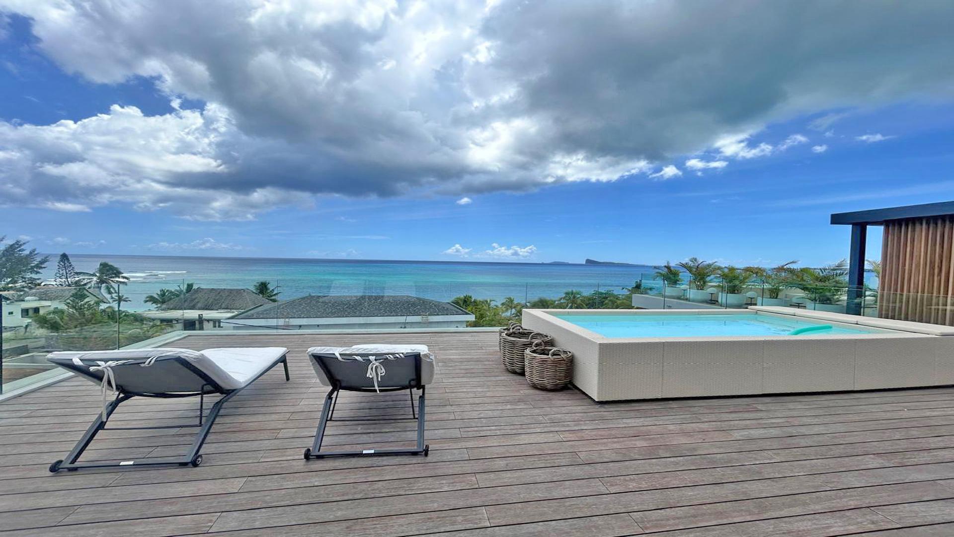 Penthouse of 4 bedrooms for rent in Pointe aux Canonniers, north, Mauritius – LexpressProperty.com | 694533 | Ref01