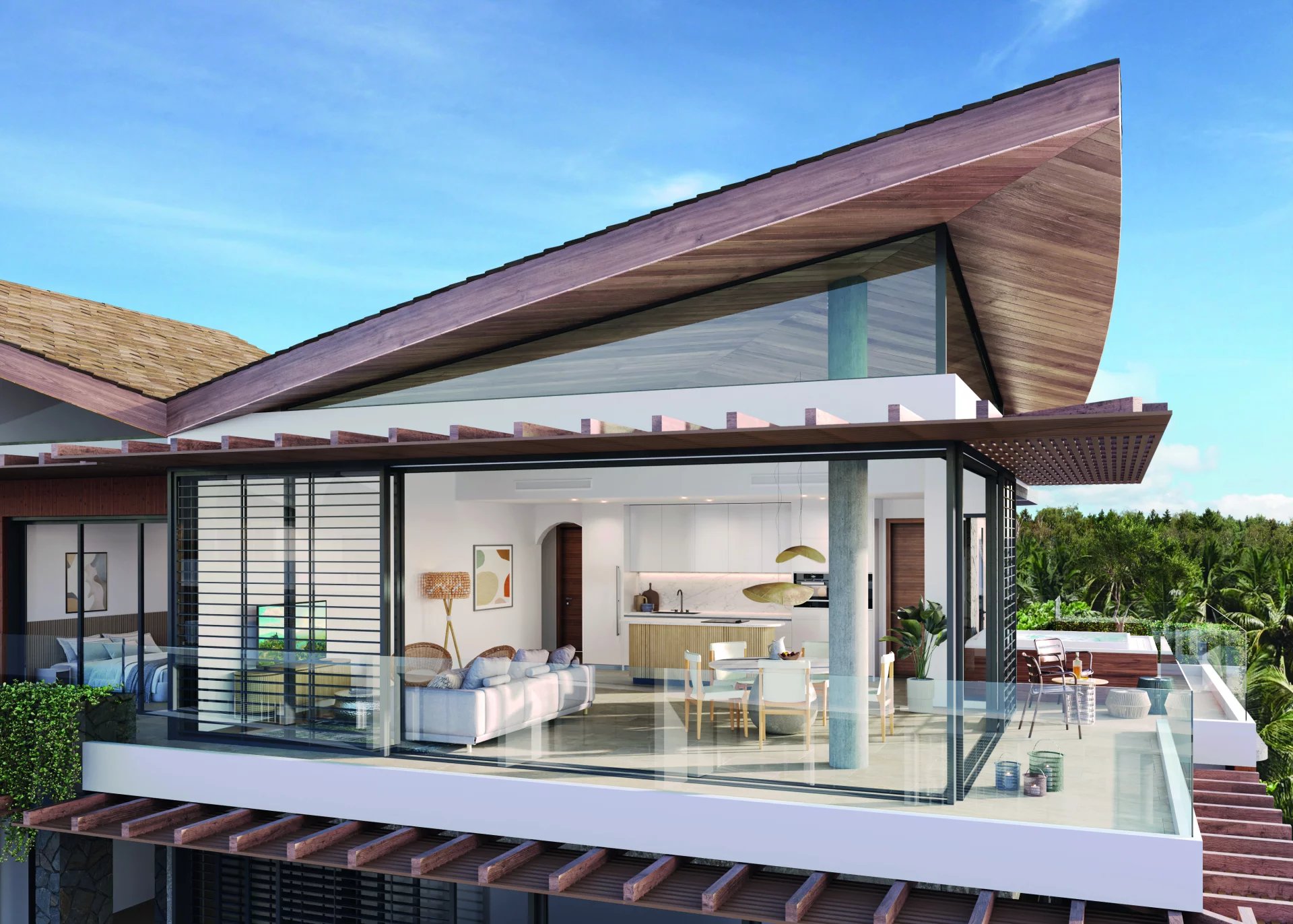 Penthouse of 4 bedrooms for sale in Flic en Flac, west, Mauritius – LexpressProperty.com | 833426 | Ref01