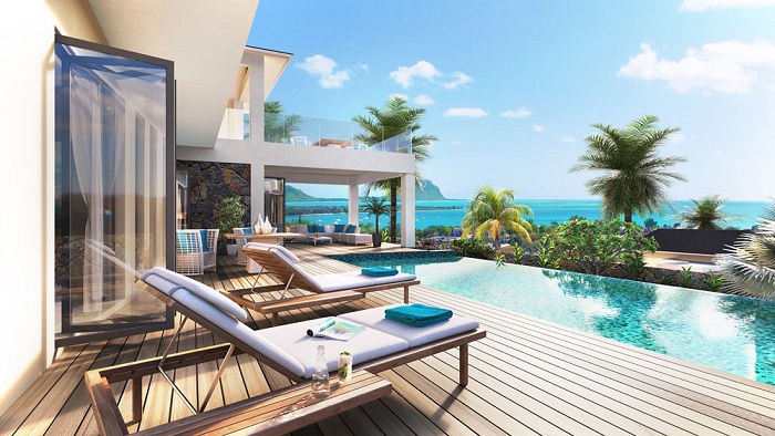 The Villas Hestia – overlooking the bay of Black River