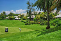 Ile Maurice : Christian Karembeu et Alain Boghossian à l'AfrAsia Golf Masters au Four Seasons Golf Course d'Anahita