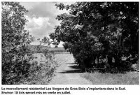 Morcellements : Les Vergers de Gros-Bois