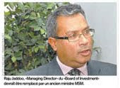 Raju Jaddoo prend la porte de sortie 