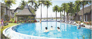 Un complexe résidentiel RES en construction à Tamarin