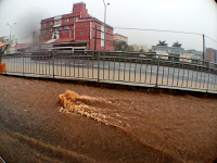 Flash floods in Mauritius